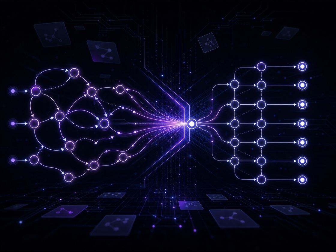 Schéma d'automate fini avec états et transitions pour réviser les langages réguliers en MPI