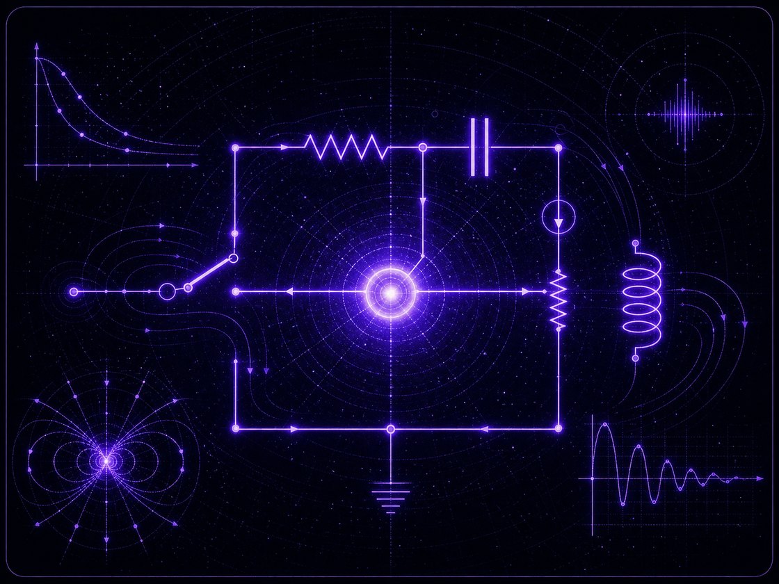 Illustration d'optique géométrique avec lentille mince, rayons principaux, foyer et image